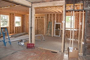 Home Addition Under Construction